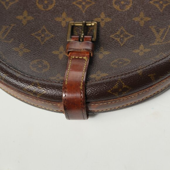Louis Vuitton LV Shoulder Bag Crossbody Chantilly GM Brown Monogram Vintage - Picture 8 of 14